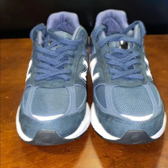 New Balance 990V5 Navy/Silver - Picture 6 of 7